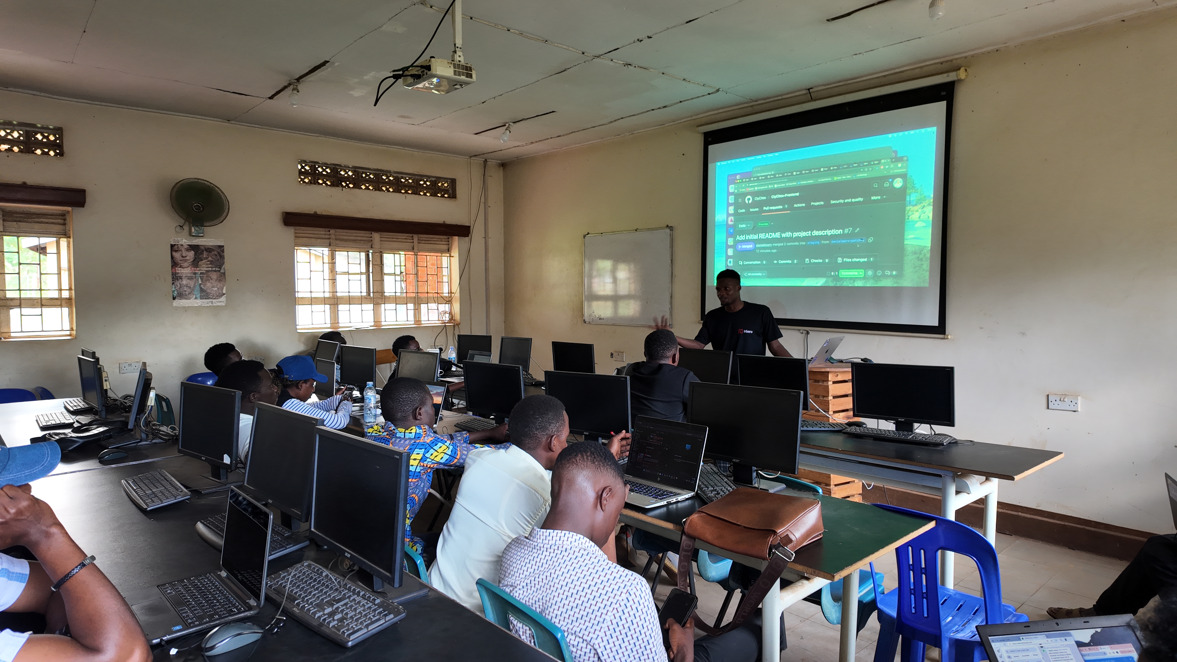 Students at Bugema University workshop