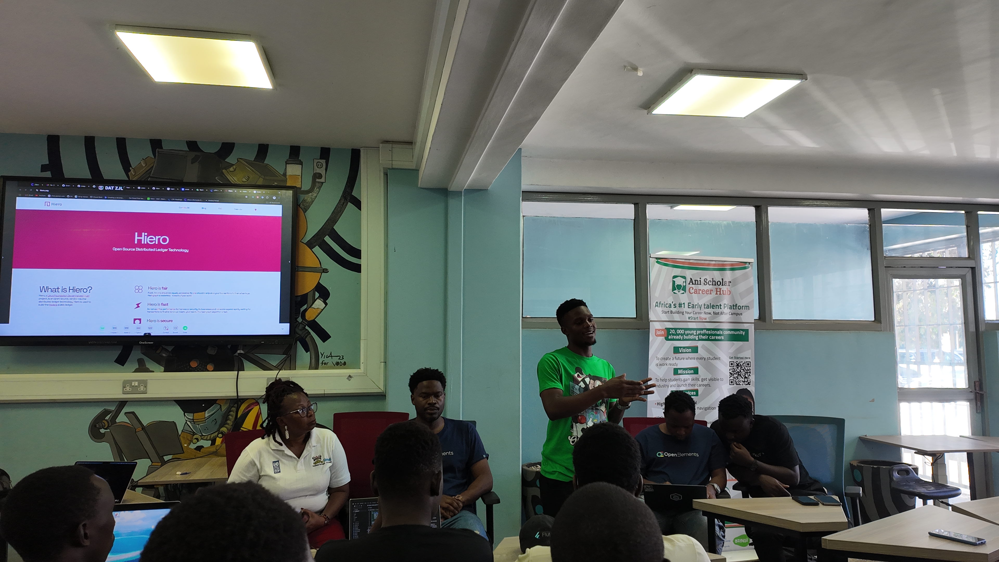 Students at Bugema University workshop