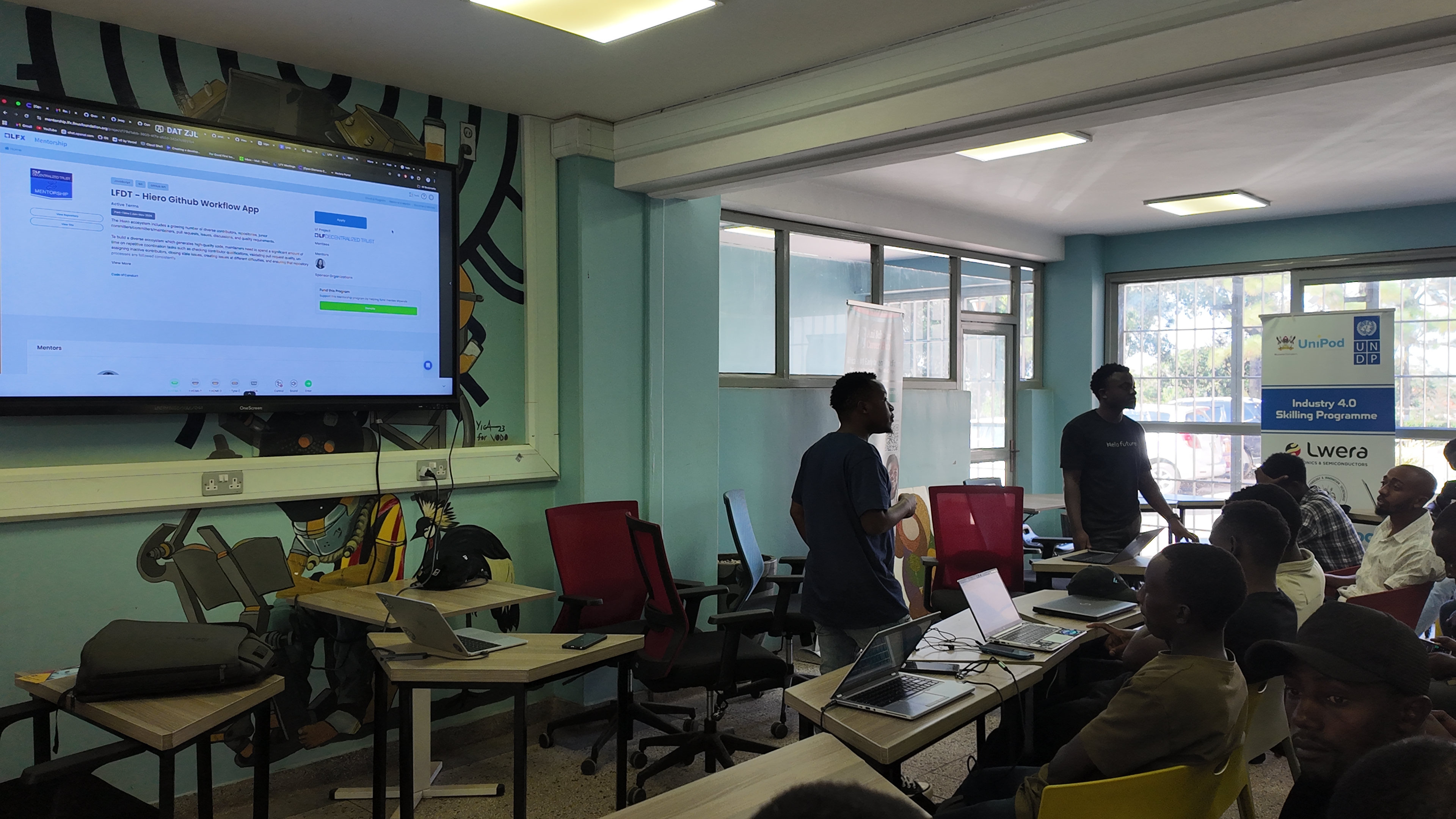 Students at Bugema University workshop
