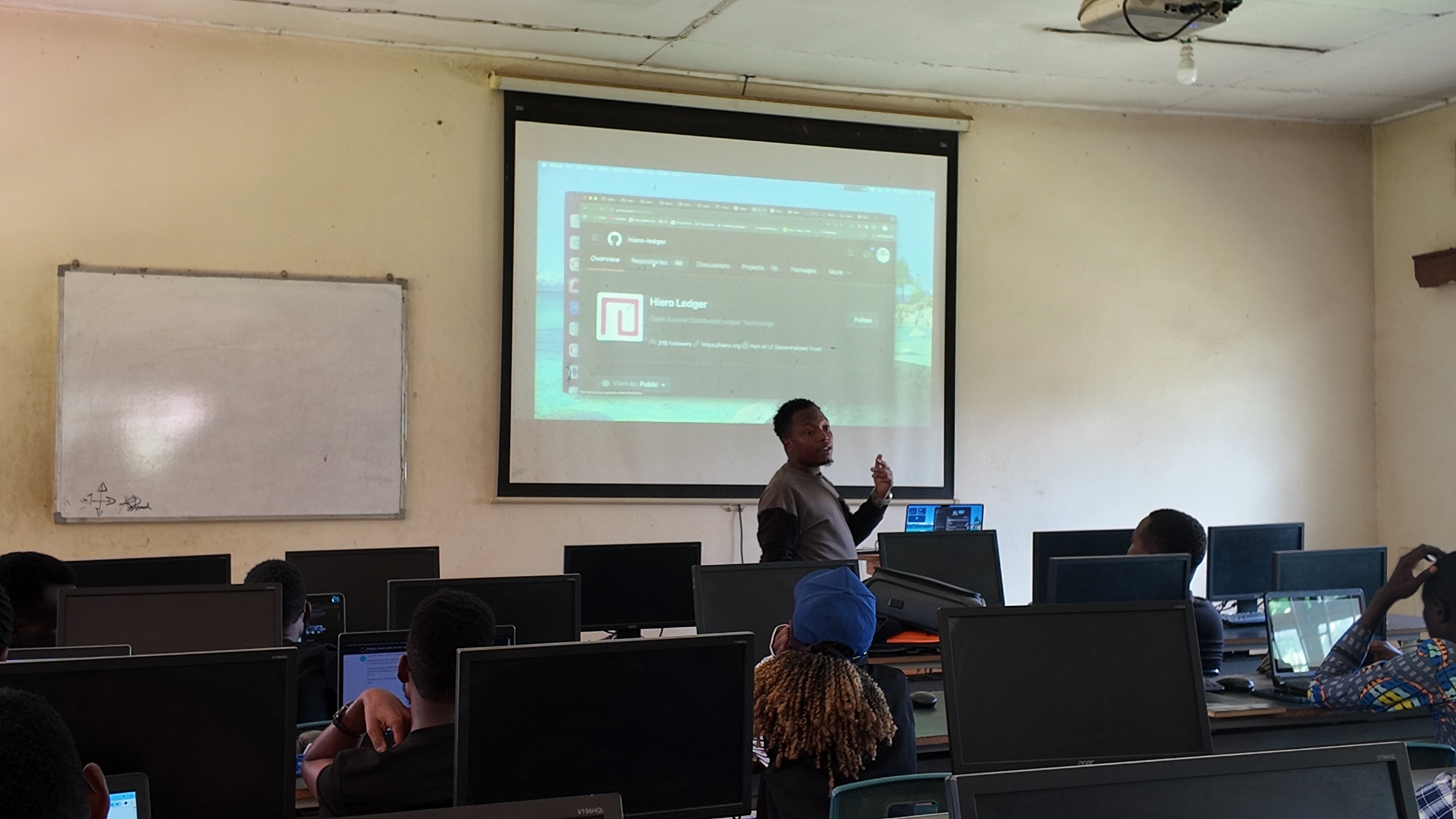 Students at Bugema University workshop